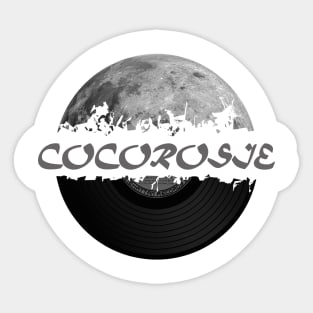 cocorosie moon vinyl Sticker